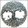 Metal Tree, Irish Art, Metal Wall Art, Celtic Art, Celtic Knot, Tree of Life, Celtic Design, Outdoor