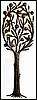 Tree Design, Tree of Life, Handcrafted Haitian Metal Wall Art - Metal Art -12" x 34"
