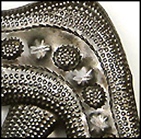 Close up of gecko design