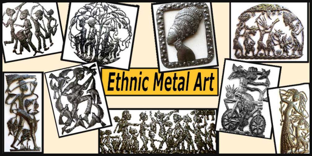 Ethnic art - Haiti Metal art