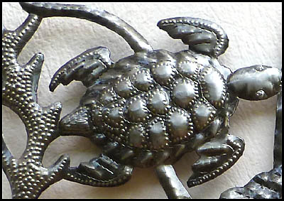 Turtle Haitian metal art