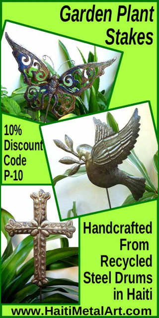 Garden Decor - Plant Stakes - Haiti Metal Art