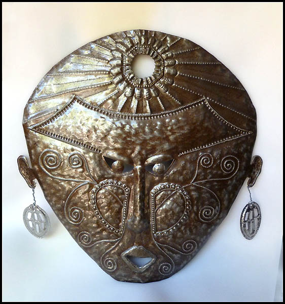 Haitian metal mask design