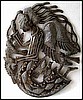 Handcrafted Haitian Steel Drum Metal Art - Angel Wall Hanging - Haitian Art. 14"