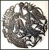 Angels Metal Wall Decor - Haitian Steel Drum Wall Art - Haitian Art. 24"