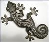 Gecko Metal Art - Haitian Recycled Steel Drum - Handcrafted Metal Art of Haiti - 16"x26"