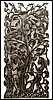 Adam & Eve in the Garden of Eden - Haitian Steel Oil Drum Metal Art -17"x 34"