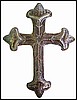 Christian Cross Decor - 6 Handcut Haitian Metal Crosses - 12 1/4" 
