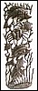 Metal Art - Sea Life - Haitian Metal Art Sculpture - Steel Drum Art - 14" x 34"