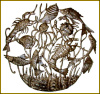 Fish Wall Metal Fish Wall Art, Handcut Steel Drum Metal Art - 24" x 30"