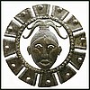 Haitian Steel Drum Art - Haitian Woman Metal Wall Hanging -  24"