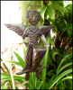 Garden Decor - Metal Angel Design Plant Stick - Metal Plant Marker - 10" x 18"