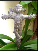 Metal Scarecrow Plant Marker - Garden Decor - Yard Art - Metal Art - 10" x 13"