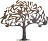 Fruit Tree with Birds Wall Decor, Haitian Steel Drum Metal Art,Tree of Life ,  - Haitian Art, 25" x 